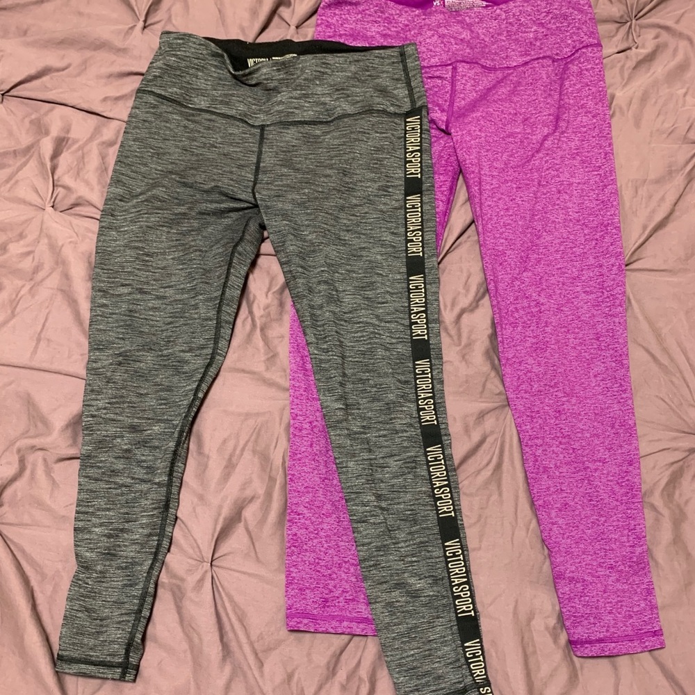 Two pairs of Victoria sport leggings
